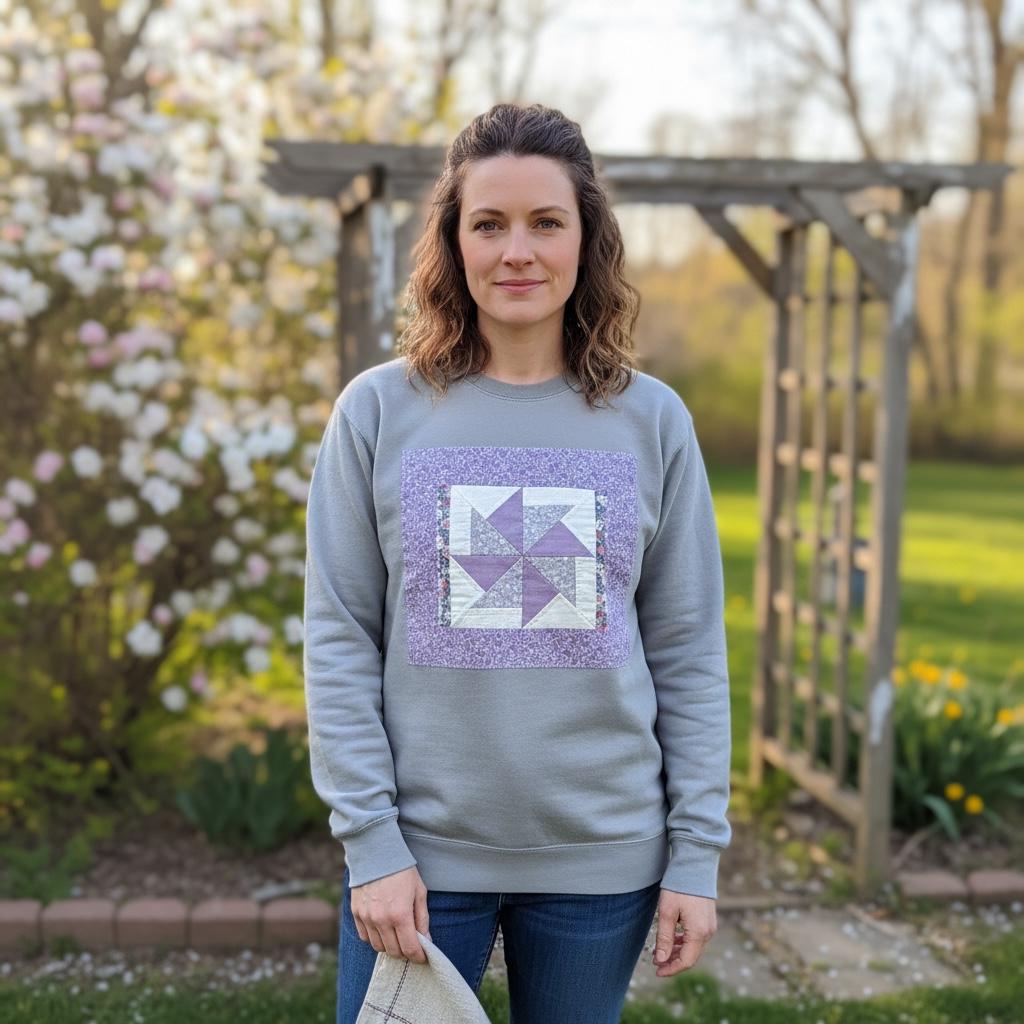 Cozy Quilt Patch Crewnecks