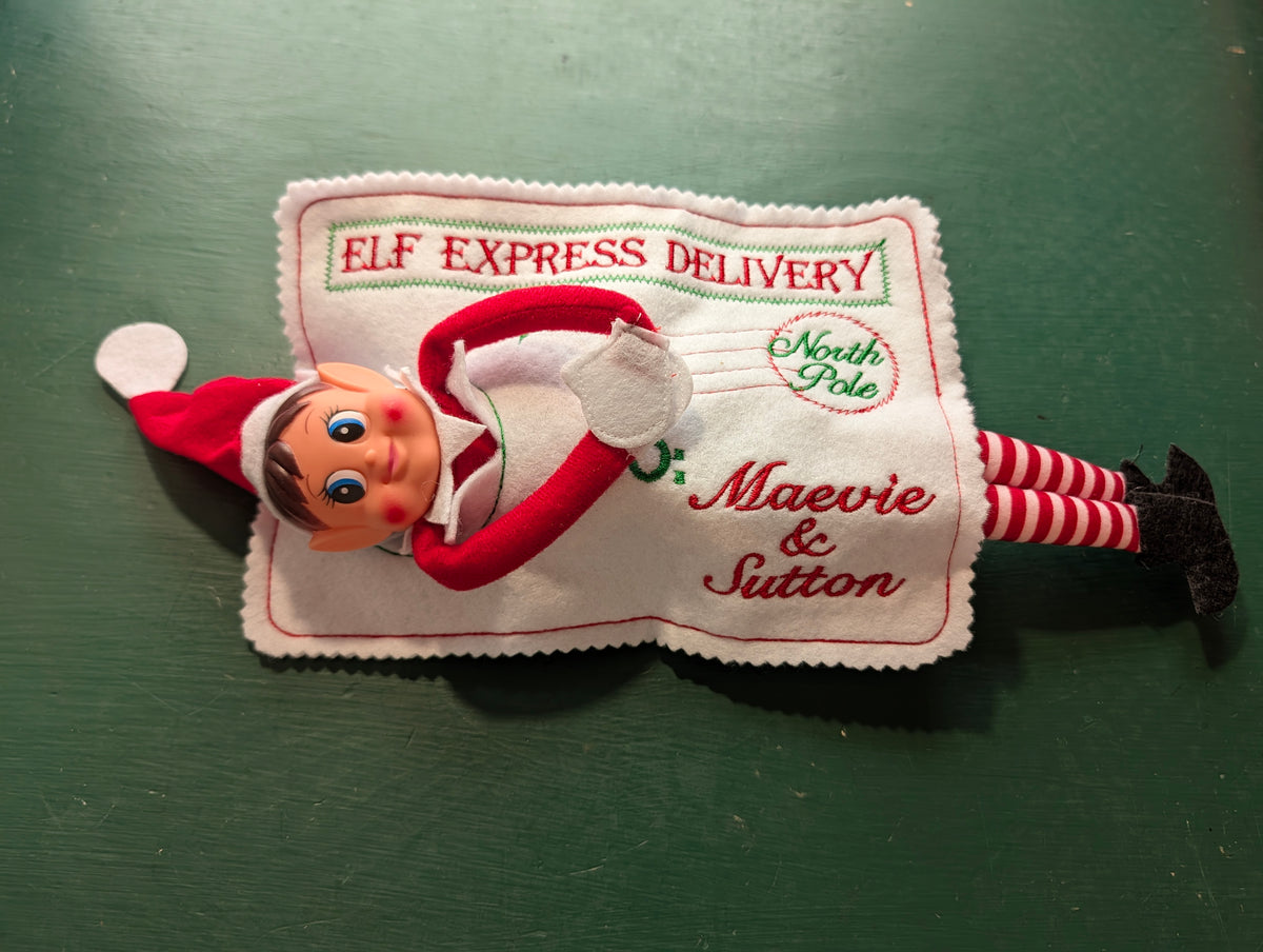Christmas Elf Arrival Envelope