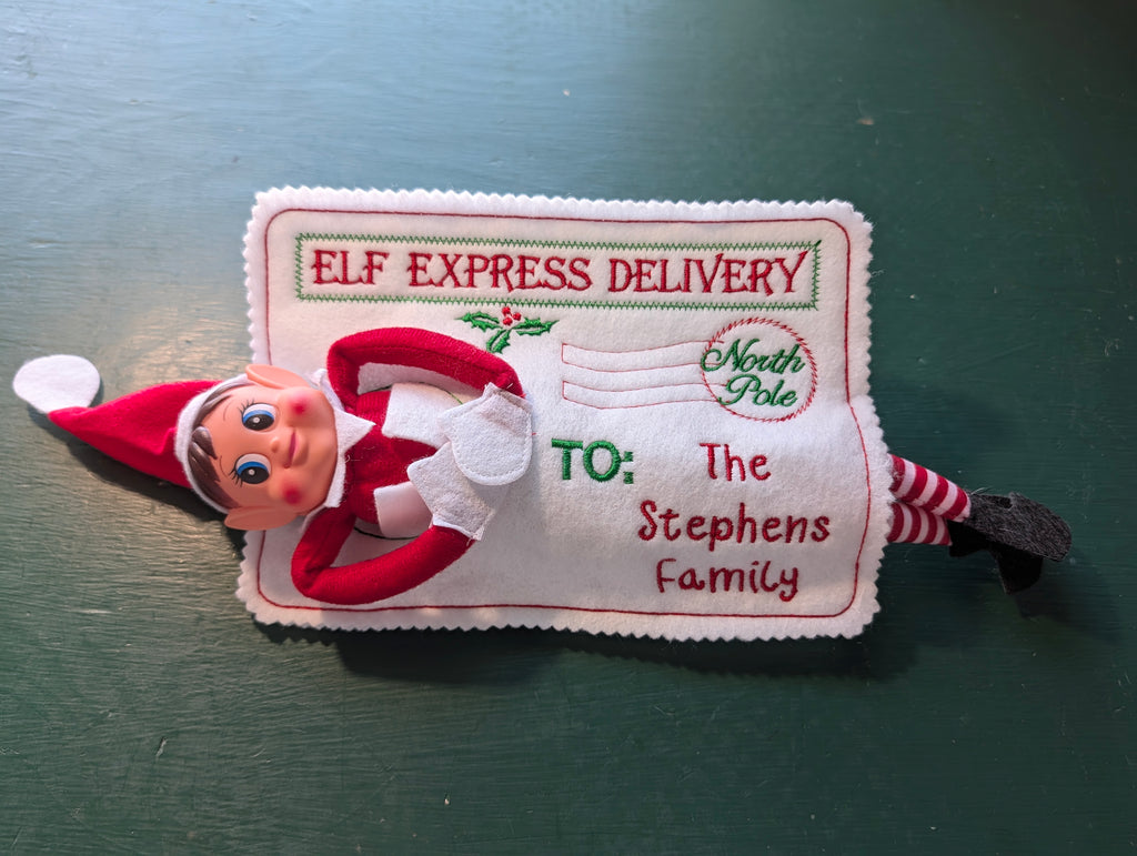 Christmas Elf Arrival Envelope – The Stranded Thread, LLC