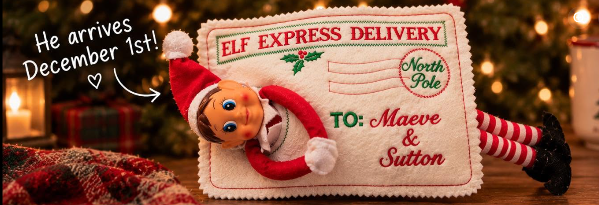 Christmas Elf Arrival Envelope