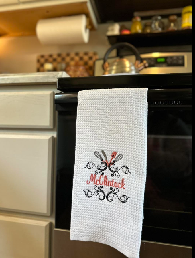 Personalized Embroidered Hand Towels