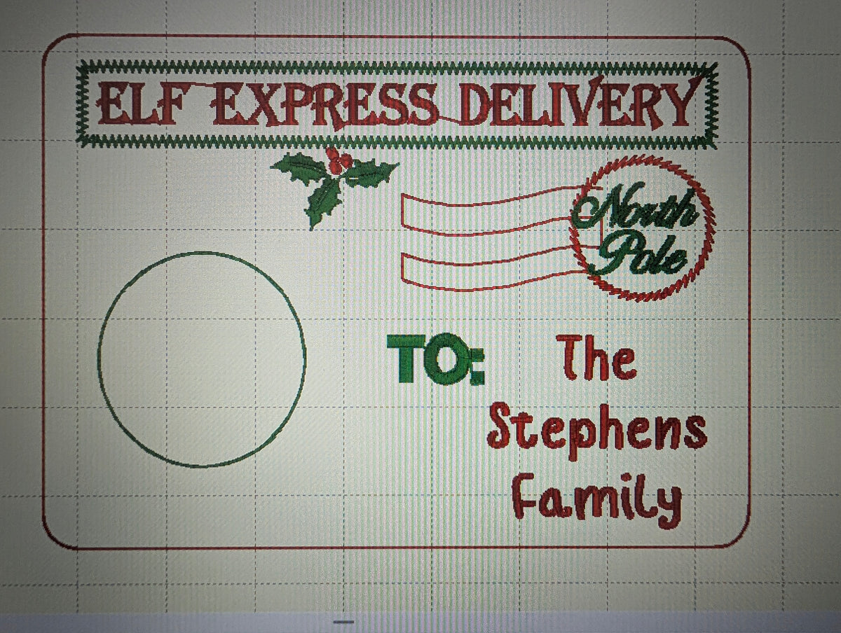 Christmas Elf Arrival Envelope